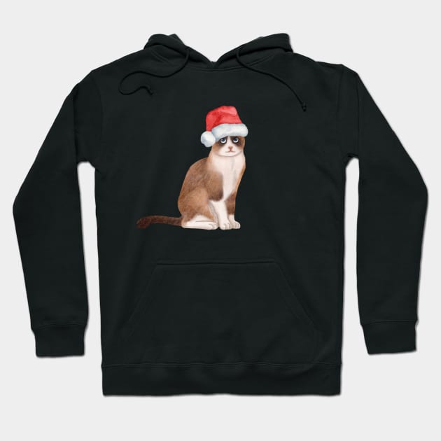 Cute And Lovely Animals With Christmas Hoodie by AbstractArt14